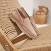 Femme Paire et Fils Mocassins Et Derbies-Mocassin femme en daim vieux