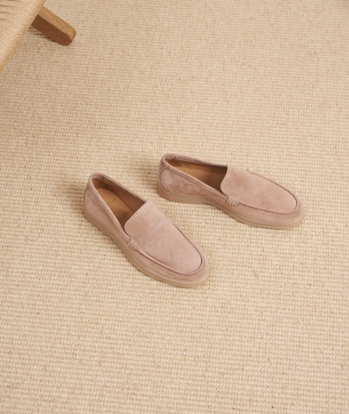 Femme Paire et Fils Mocassins Et Derbies-Mocassin femme en daim vieux