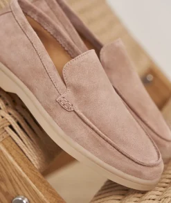 Femme Paire et Fils Mocassins Et Derbies-Mocassin femme en daim vieux
