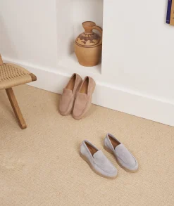 Femme Paire et Fils Mocassins Et Derbies-Mocassin femme en daim vieux