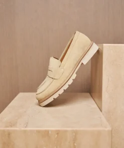 Femme Paire et Fils Mocassins Et Derbies-Mocassin femme en daim 
