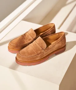 Femme Paire et Fils Mocassins Et Derbies-Mocassin femme en daimcoco