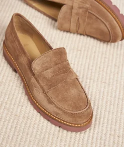 Femme Paire et Fils Mocassins Et Derbies-Mocassin femme en daimcoco