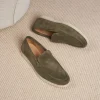 Homme Paire et Fils Mocassins-Mocassin homme en daim