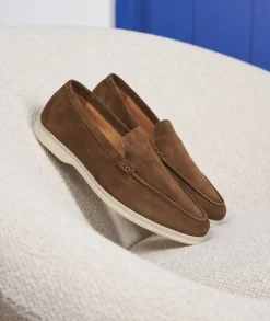 Homme Paire et Fils Mocassins-Mocassin homme en daim 
