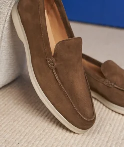 Homme Paire et Fils Mocassins-Mocassin homme en daim 