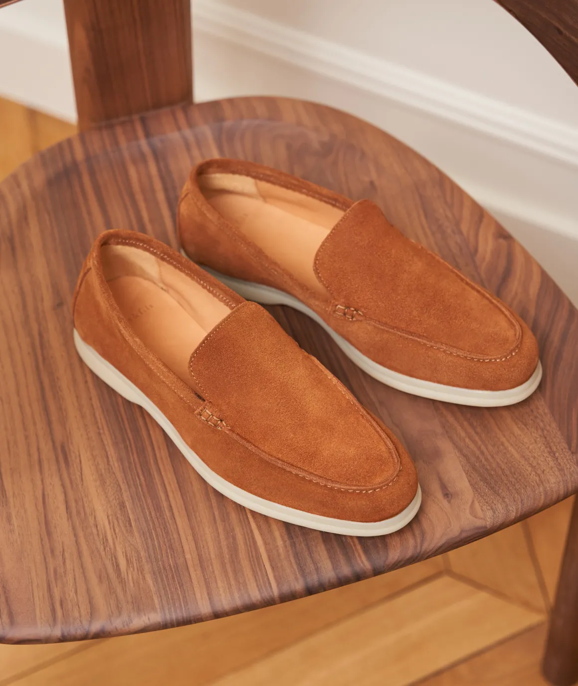 Homme Paire et Fils Mocassins-Mocassin homme en daim