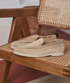 Homme Paire et Fils Mocassins-Mocassin homme en daim 