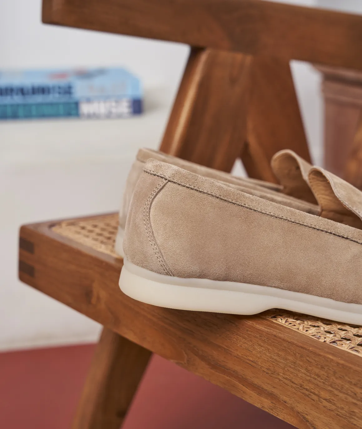Homme Paire et Fils Mocassins-Mocassin homme en daim