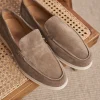 Homme Paire et Fils Mocassins-Mocassin homme en daim 