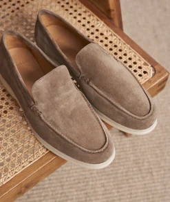 Homme Paire et Fils Mocassins-Mocassin homme en daim 