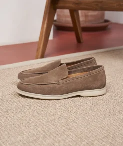 Homme Paire et Fils Mocassins-Mocassin homme en daim 