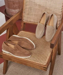 Homme Paire et Fils Mocassins-Mocassin homme en daim