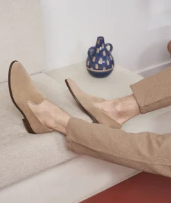 Homme Paire et Fils Mocassins-Mocassin sleepers en daim 