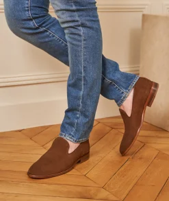 Homme Paire et Fils Mocassins-Mocassin sleepers en daim 