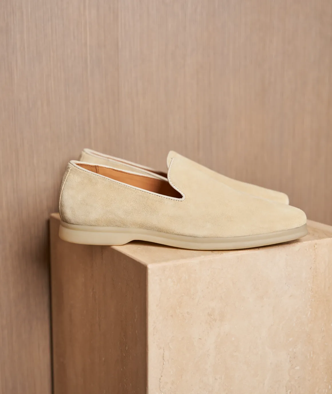 Homme Paire et Fils Mocassins-Mocassin sleepers en daim