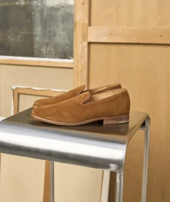 Homme Paire et Fils Mocassins-Mocassin sleepers en daim