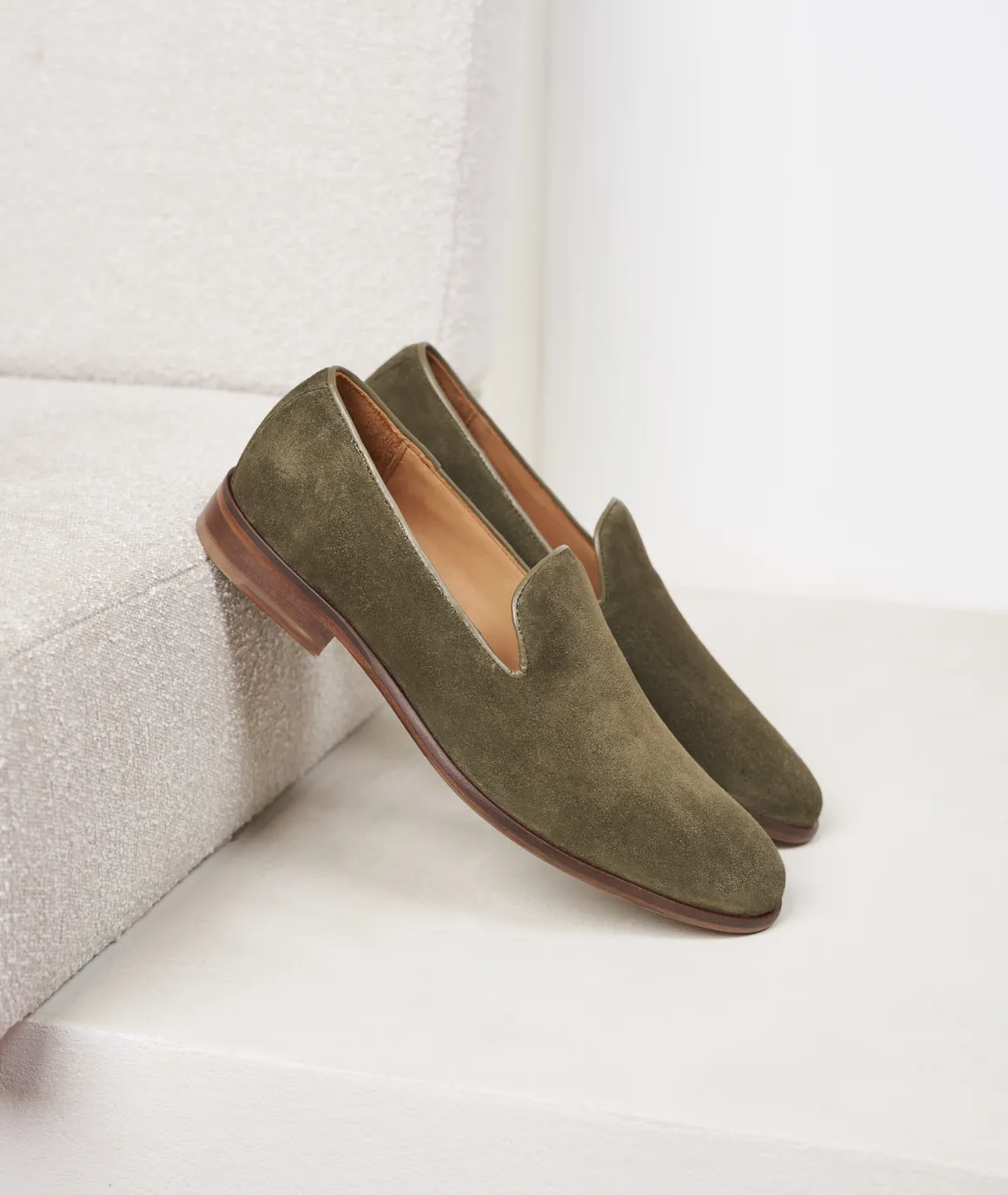 Homme Paire et Fils Mocassins-Mocassin sleepers en daim