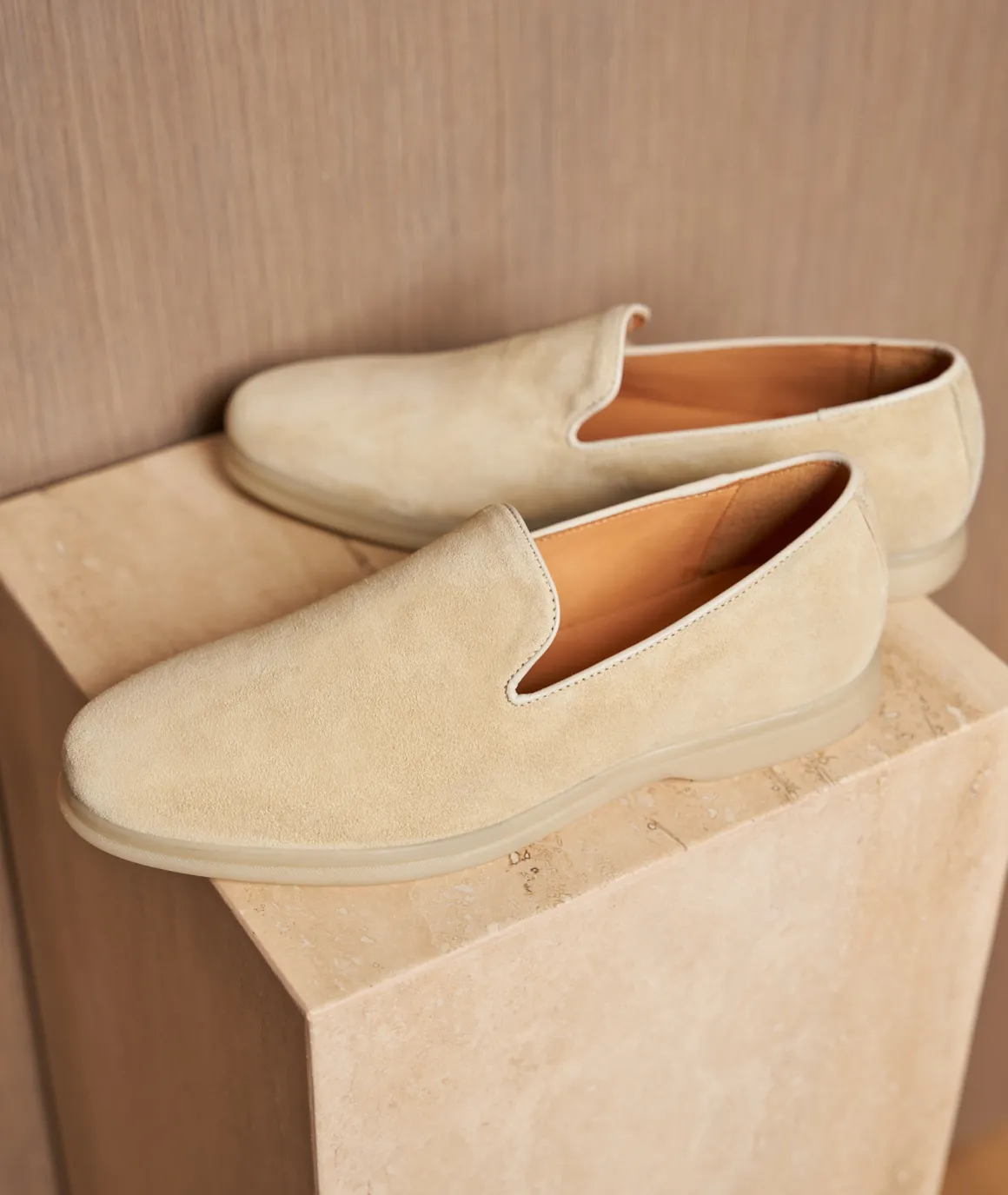 Homme Paire et Fils Mocassins-Mocassin sleepers en daim