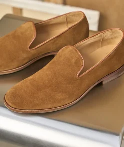 Homme Paire et Fils Mocassins-Mocassin sleepers en daim