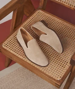 Homme Paire et Fils Mocassins-Mocassin sleepers en daim 
