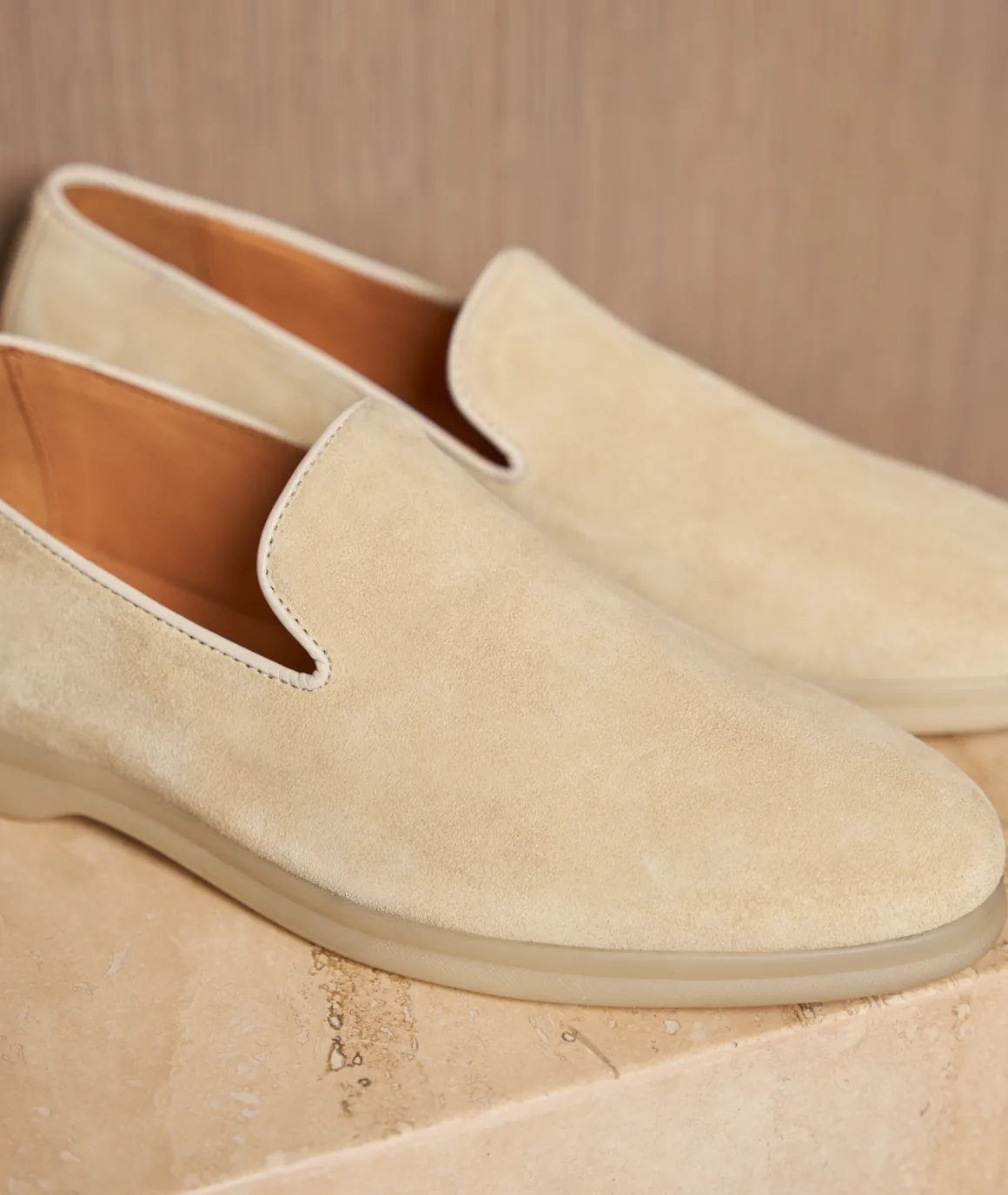 Homme Paire et Fils Mocassins-Mocassin sleepers en daim