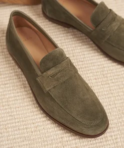 Homme Paire et Fils Mocassins-Mocassinen daim