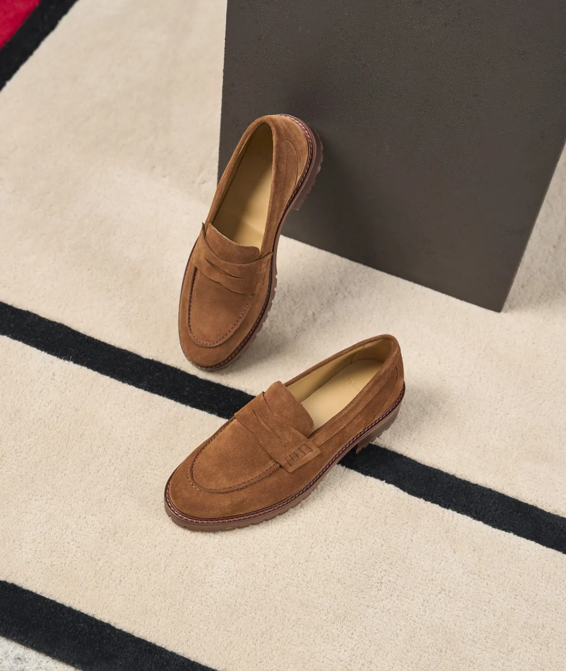 Femme Paire et Fils Mocassins Et Derbies-MOCASSINS EN DAIM