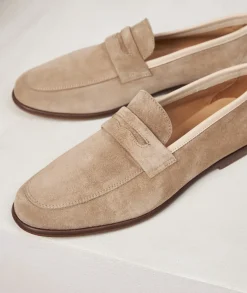 Homme Paire et Fils Mocassins-Mocassins en daim 