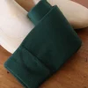 Homme Paire et Fils Chaussettes-Paire de chaussettes vert anglais unie en coton