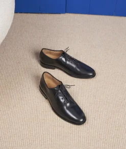 Homme Paire et Fils Derbies Et Richelieu-Richelieu homme en cuir noir