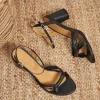 Femme Paire et Fils Sandales-Sandales à talon femme en cuir
