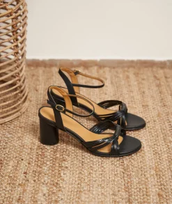 Femme Paire et Fils Sandales-Sandales à talon femme en cuir