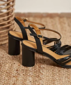 Femme Paire et Fils Sandales-Sandales à talon femme en cuir